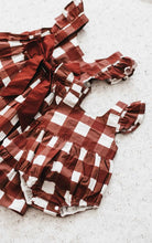 Load image into Gallery viewer, Gingham Playsuit 格紋包屁衣 - 只剩 3-6月
