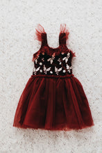 Load image into Gallery viewer, Red Velvet Dress/Playsuit
