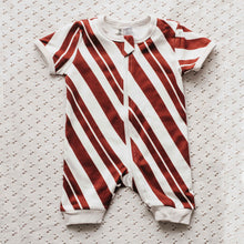 Load image into Gallery viewer, 🎄 Bencer and Hazelnut - Summer Zipsuit - Candy Cane

