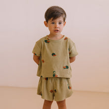 Load image into Gallery viewer, Studio Boheme - Georgy Terry Shorts (Green Watermelon)

