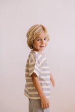 Load image into Gallery viewer, Studio Boheme - Orso T-Shirt (Blue/Gold Stripes)
