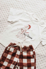 Load image into Gallery viewer, 🎄 兒童牛仔短褲 - Gingham
