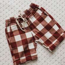 Load image into Gallery viewer, 🎄 兒童牛仔短褲 - Gingham
