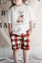 Load image into Gallery viewer, 🎄 兒童牛仔短褲 - Gingham
