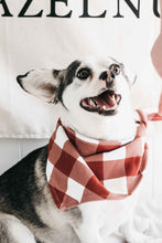 Load image into Gallery viewer, 🎄 Bencer and Hazelnut - Dog Bandana - Gingham

