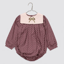 Load image into Gallery viewer, Little Cotton Clothes - Emille Romper in Sugarplum Floral (6M-2Y)
