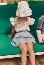 將圖片載入圖庫檢視器 Louise Misha - Skirt Cephee (Blue Parasol Stripes) 4Y, 6Y
