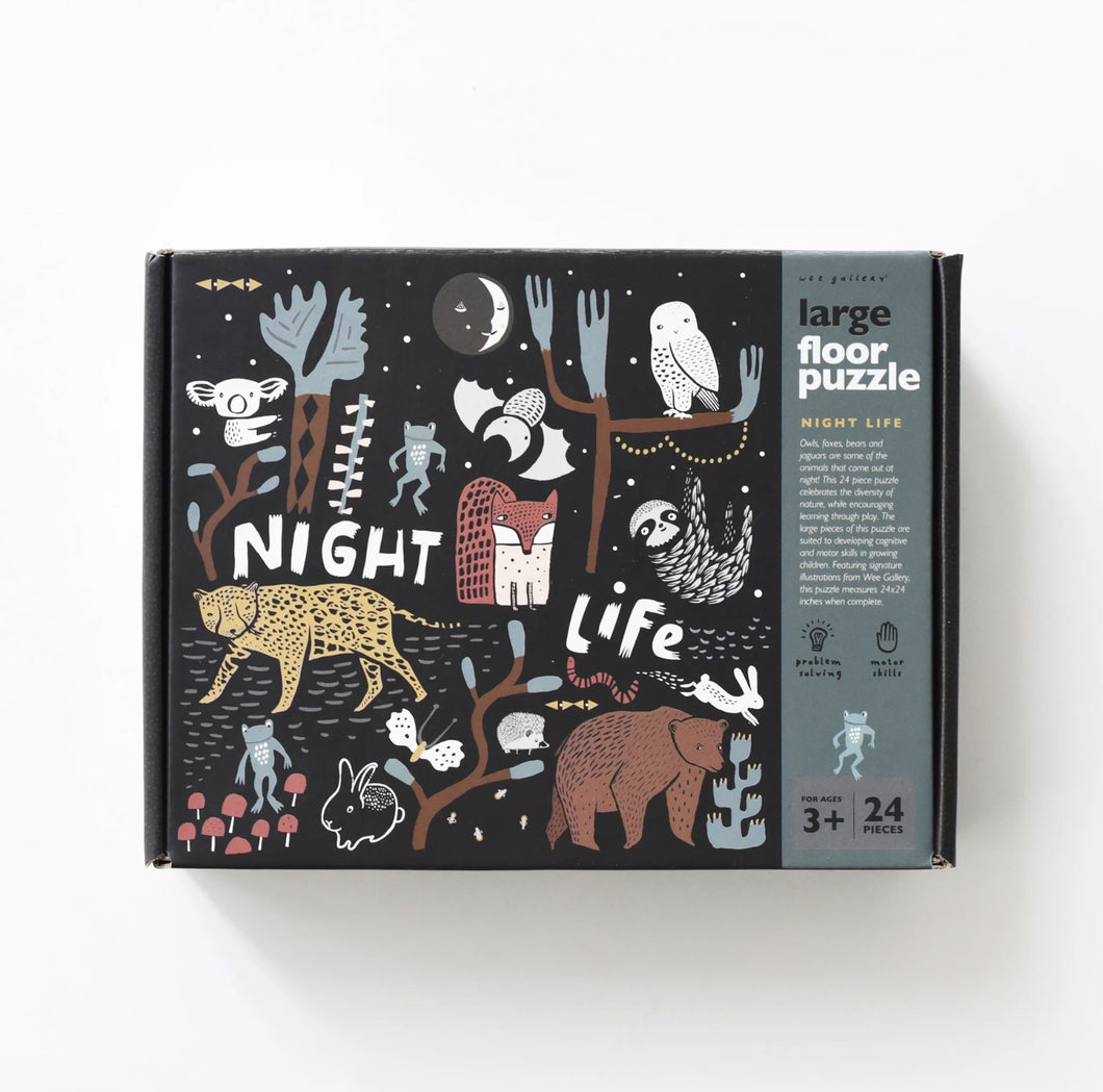 Wee Gallery - Night Life Floor Puzzle