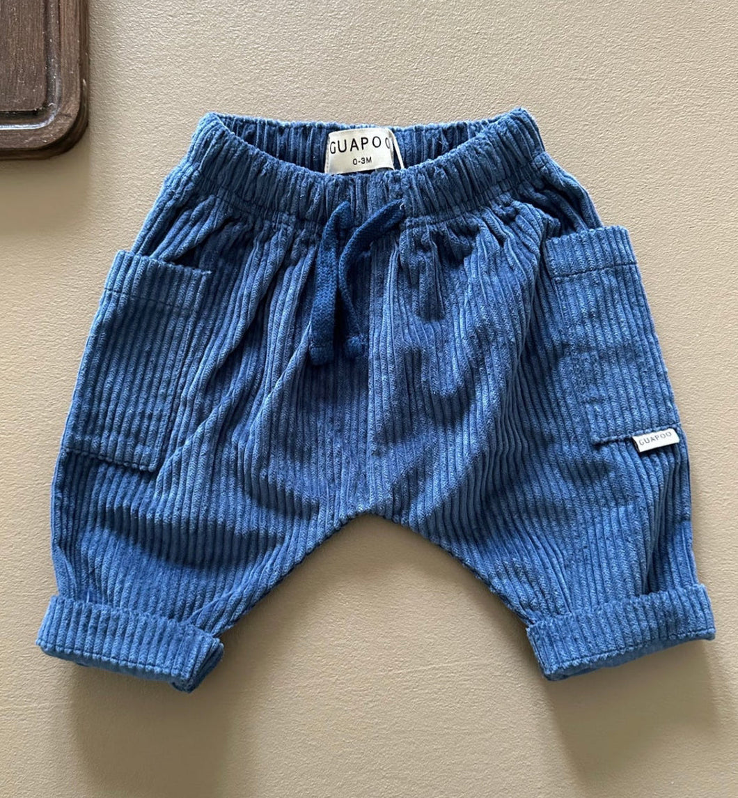 [預購] Guapoo - 燈芯絨褲子 (Deep Blue)