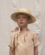 Load image into Gallery viewer, Frou Frou - CLASSIC CANOTIER HAT 綁帶圓頂草帽 (Nude)
