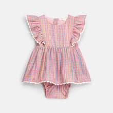 Load image into Gallery viewer, Louise Misha - Rompers Lena (Pink Pomelo Checks)
