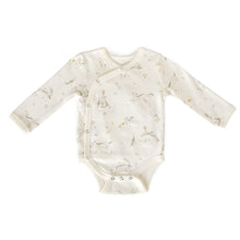 Load image into Gallery viewer, Pehr - Long Sleeve Kimono Bodysuit (Field of Dreams) 12-18M
