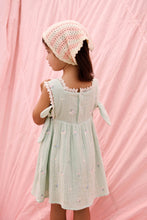 將圖片載入圖庫檢視器 Louise Misha - 薄紗雙蝴蝶結小洋裝 (Almond Floral) 3Y+
