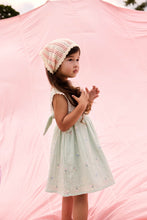 將圖片載入圖庫檢視器 Louise Misha - 薄紗雙蝴蝶結小洋裝 (Almond Floral) 3Y+
