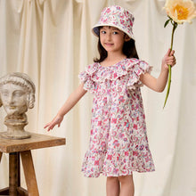 將圖片載入圖庫檢視器 Louise Misha - Dress Natiyana (Cream Floral Stripes)
