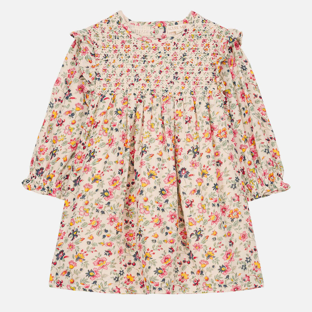 Louise Misha - Dress Saralou (Cream Wild Flowers) 2Y-5Y