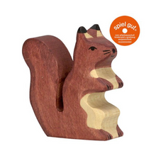 Load image into Gallery viewer, Holztiger - Squirrel, brown (松鼠，棕色)
