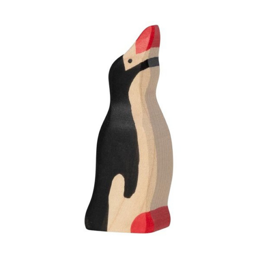 Holztiger - Penguin, small, head raised (企鵝，小，抬頭)