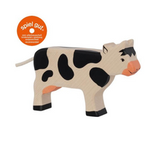 Load image into Gallery viewer, Holztiger - Black Cow Standing (牛，站立)
