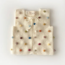 將圖片載入圖庫檢視器 [預購] Babytoly - Popcorn Vest (Snow 底＋Rainbow 球球)
