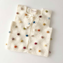 將圖片載入圖庫檢視器 [預購] Babytoly - Popcorn Vest (Snow 底＋Rainbow 球球)
