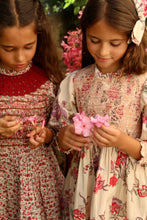 Load image into Gallery viewer, Bonjour Diary - Handsmock Dress with Crochet Collar (Venice Print) 2Y-8Y

