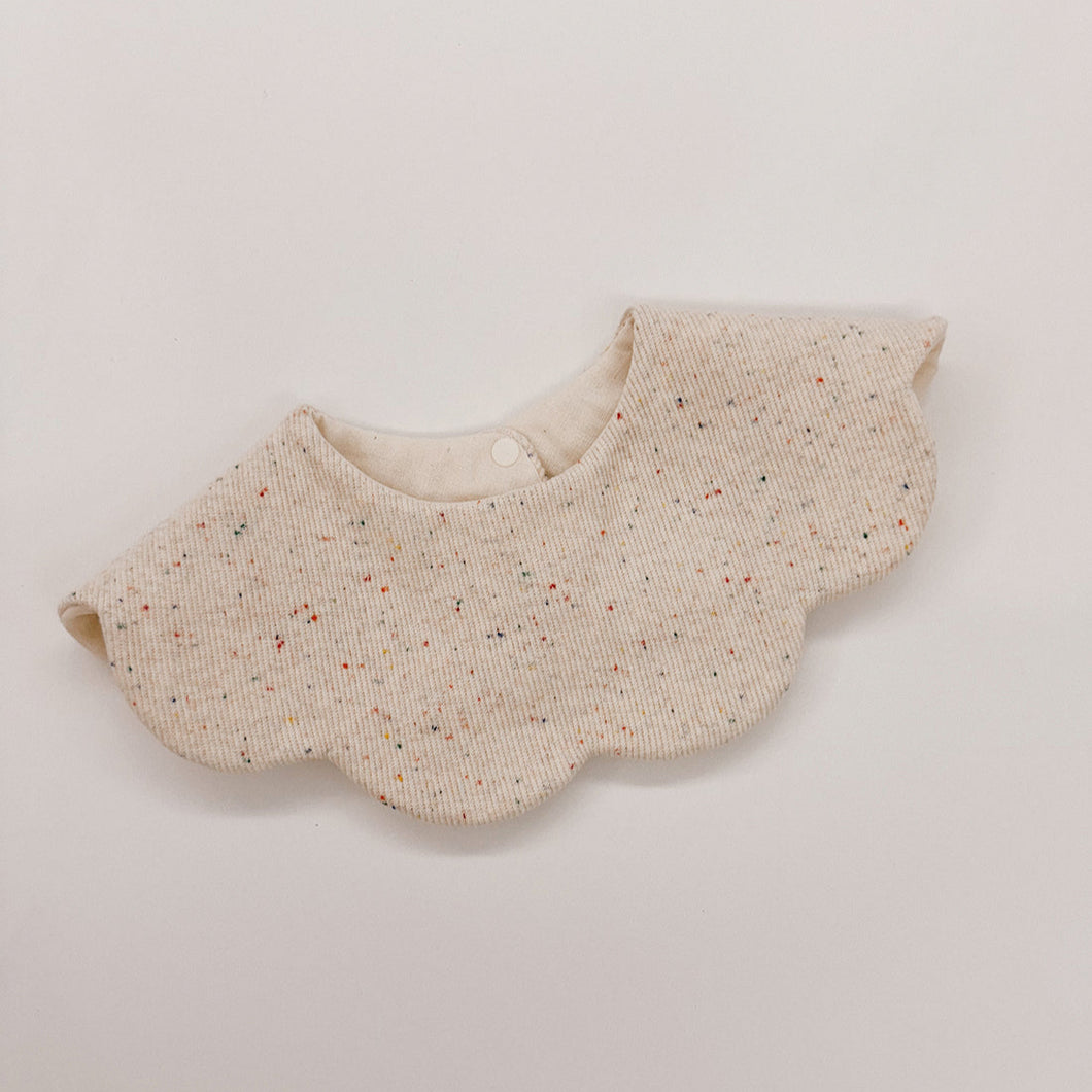 日本 Hibi - 米色底彩色點點 口水巾