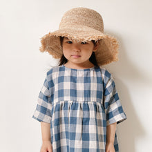 Load image into Gallery viewer, Organic Zoo - Pottery Blue Gingham Bella Dress
