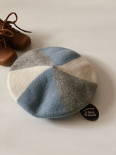 Load image into Gallery viewer, Le Beret Francais - 兒童 TRIO 貝雷帽 (Light Blue, Light Heather Grey, Off White)
