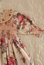 Load image into Gallery viewer, Bonjour Diary - Handsmock Dress with Crochet Collar (Venice Print) 2Y-8Y
