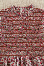 Load image into Gallery viewer, Bonjour Diary - Handsmock Blouse with Crochet Collar (Flowers Field Print) 2Y-8Y

