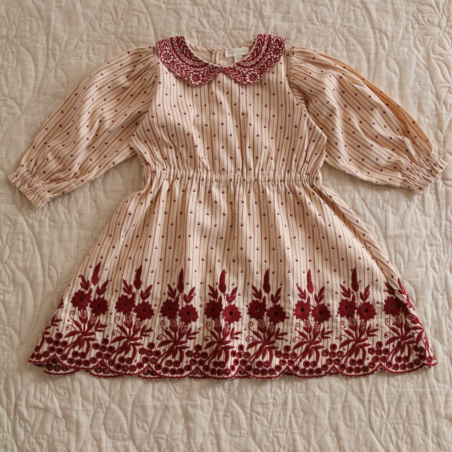 Bonjour Diary - Embroidery Dress (Provencal Print) 2Y-8Y – Everlybee