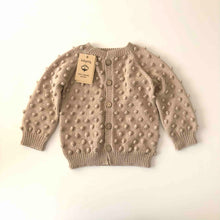 Load image into Gallery viewer, Babytoly - Popcorn Cardigan (Beige)
