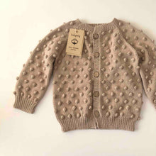 Load image into Gallery viewer, Babytoly - Popcorn Cardigan (Beige)
