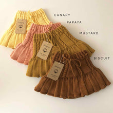 Load image into Gallery viewer, Babytoly - Ivy Skirt (Canary, Papaya, Mustard, Biscuit)
