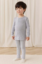Load image into Gallery viewer, [預購] Jamie Kay - Organic Cotton Modal Long Sleeve Henley - Light Grey Marle
