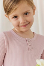 Load image into Gallery viewer, [預購] Jamie Kay - Organic Cotton Modal Long Sleeve Henley - Rose Smoke
