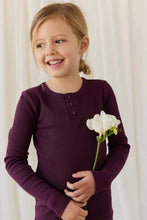 Load image into Gallery viewer, [預購] Jamie Kay - Organic Cotton Modal Long Sleeve Henley - Fig
