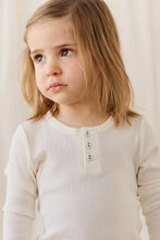 Load image into Gallery viewer, [預購] Jamie Kay - Organic Cotton Modal Long Sleeve Henley - Milk
