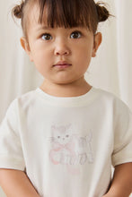 Load image into Gallery viewer, Jamie Kay - Pima Cotton Mimi Top - Parchment Bow Kitty
