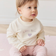 Load image into Gallery viewer, Jamie Kay - Bobbie Sweatshirt - Parchment Little Love Violet
