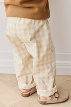 Load image into Gallery viewer, Jamie Kay - Organic Cotton Kingston Pant - Gingham Pale Khaki
