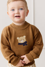 Load image into Gallery viewer, Jamie Kay - Leon Knit Jumper - Cosy Bobbie Autumn Bronze

