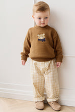 Load image into Gallery viewer, Jamie Kay - Organic Cotton Kingston Pant - Gingham Pale Khaki
