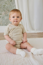 Load image into Gallery viewer, Jamie Kay - Fine Rib Short Sleeve Bodysuit - Petite Stripe
