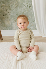 Load image into Gallery viewer, Jamie Kay - Fine Rib Long Sleeve Bodysuit - Petite Stripe
