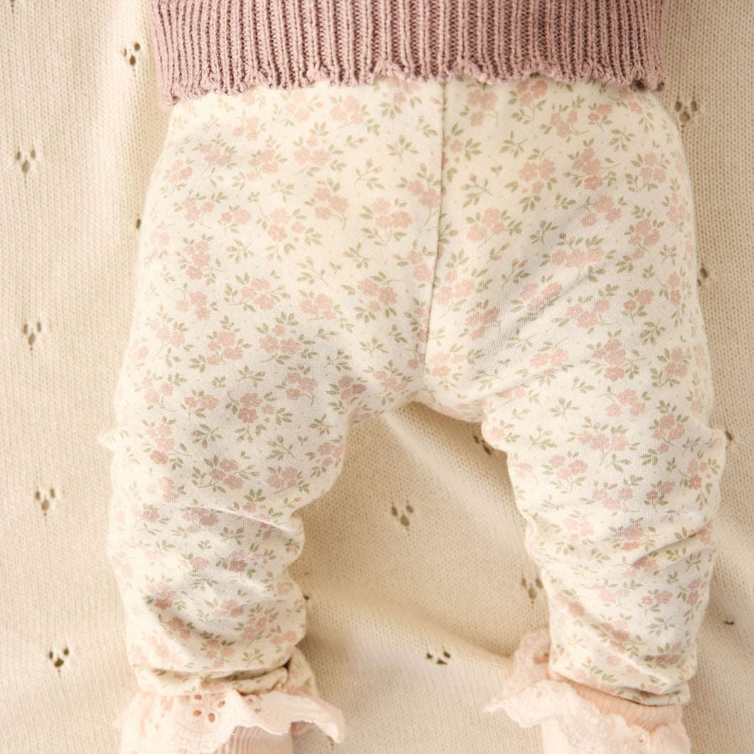 Jamie Kay - Everyday Legging (Rosalie Floral Mauve)