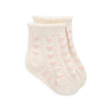 Load image into Gallery viewer, Jamie Kay - Annabelle Sock - Annabelle Heart Jacquard
