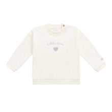 Load image into Gallery viewer, Jamie Kay - Bobbie Sweatshirt - Parchment Little Love Violet
