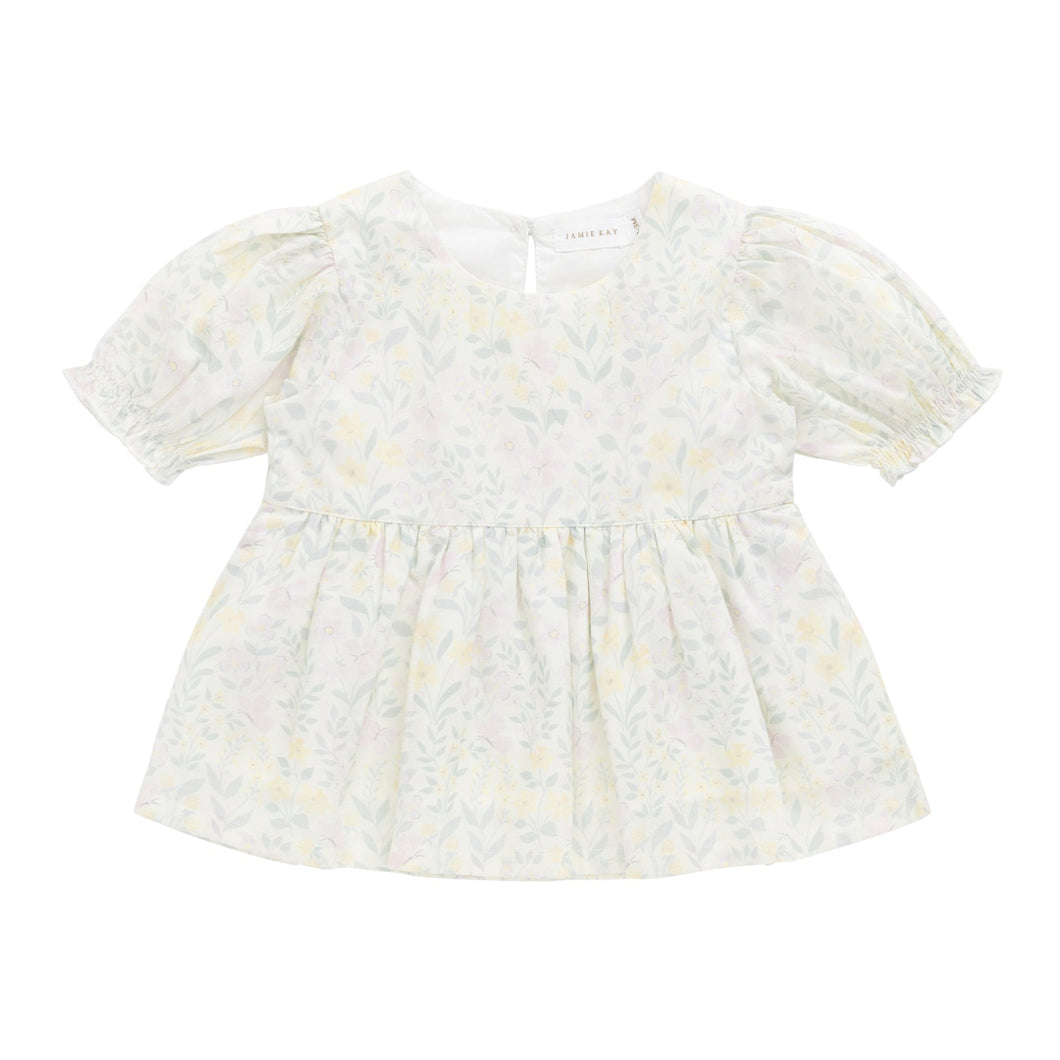 Jamie Kay - Organic Cotton Samara Top - Daphne Egret 4Y
